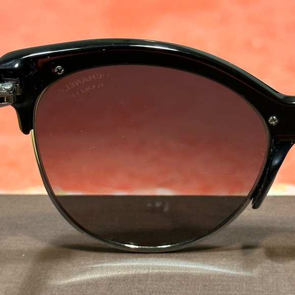 Chanel Denim Quilted Sunglasses Black - Picture 7 of 15